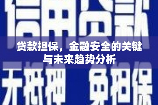 松原贷款担保，金融安全的关键与未来趋势分析