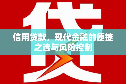 松原信用贷款，现代金融的便捷之选与风险控制