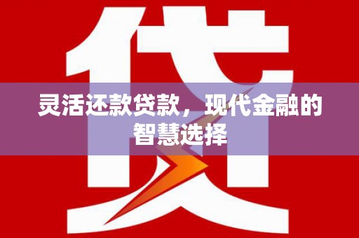 松原灵活还款贷款，现代金融的智慧选择