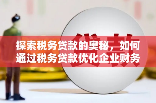 松原探索税务贷款的奥秘，如何通过税务贷款优化企业财务