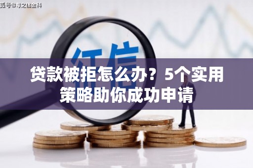 松原贷款被拒怎么办？5个实用策略助你成功申请
