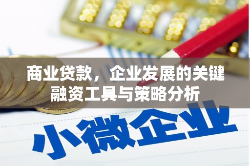 松原商业贷款，企业发展的关键融资工具与策略分析