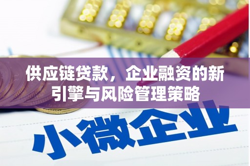 松原供应链贷款，企业融资的新引擎与风险管理策略