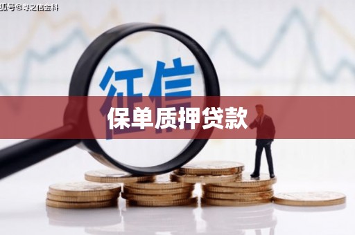 松原保单质押贷款