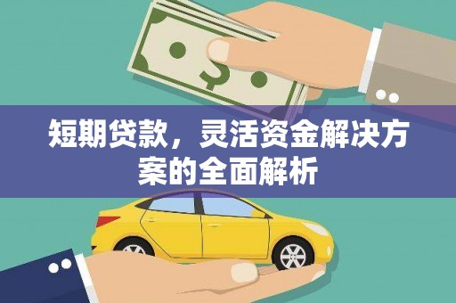 松原短期贷款，灵活资金解决方案的全面解析