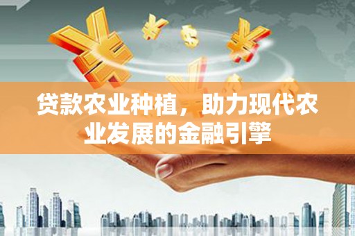 松原贷款农业种植，助力现代农业发展的金融引擎