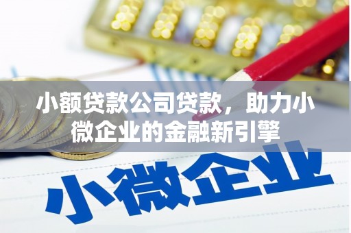松原小额贷款公司贷款，助力小微企业的金融新引擎