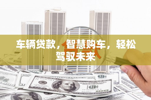 松原车辆贷款，智慧购车，轻松驾驭未来