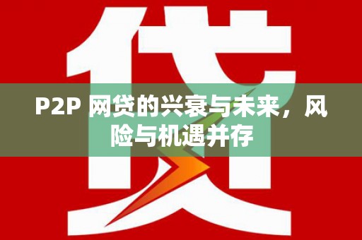松原P2P 网贷的兴衰与未来，风险与机遇并存