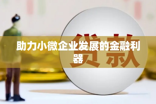 松原助力小微企业发展的金融利器